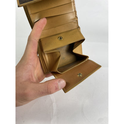 Celine Triomphe Brown Leather Wallet image 5