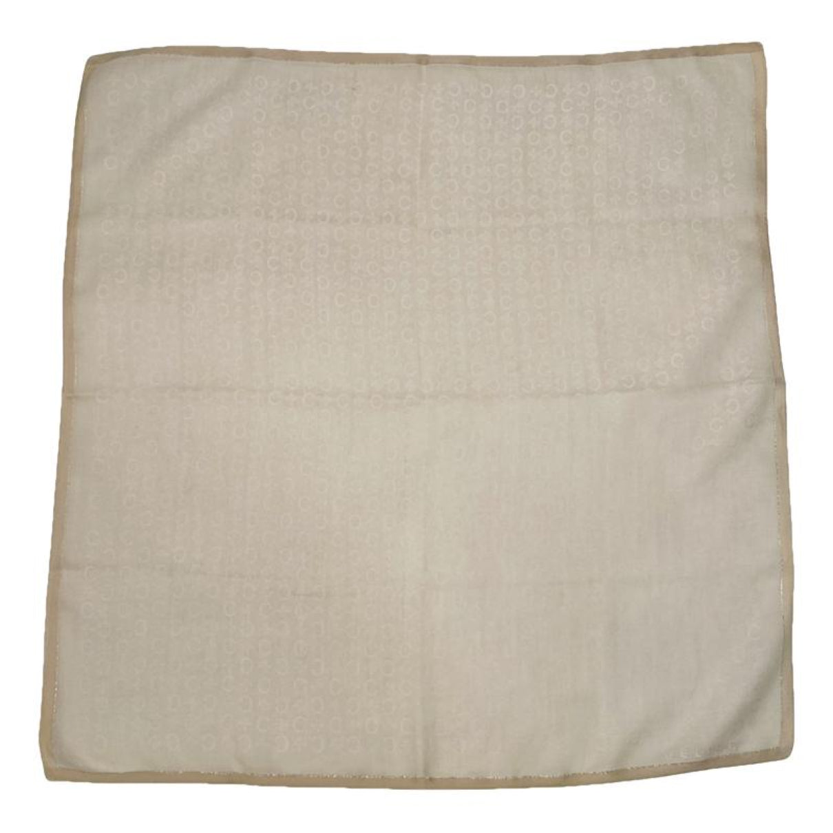 Celine Beige Silk Silk Handkerchief image 1