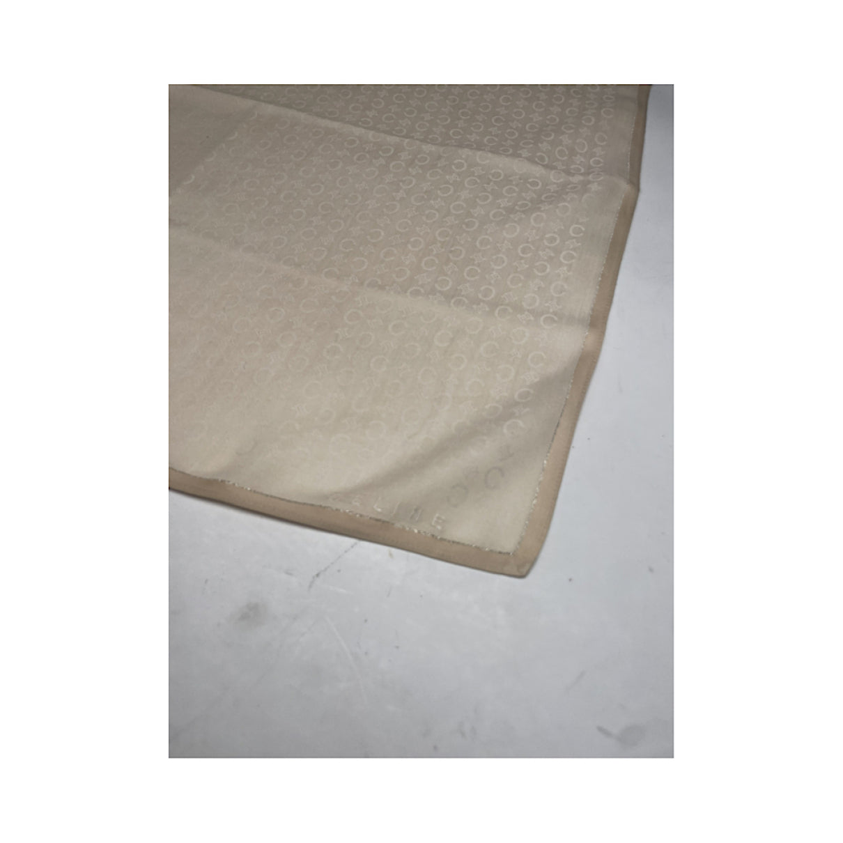 Celine Beige Silk Silk Handkerchief image 2