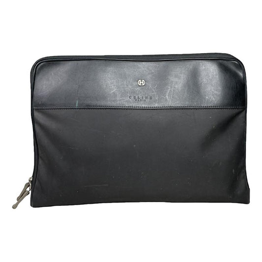 Celine Trio Black Leather Clutch Bag image 1