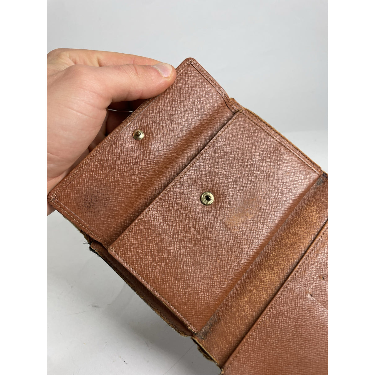 Louis Vuitton Alexandra Brown Leather Wallet image 5