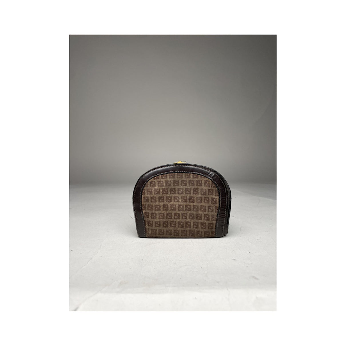 Fendi Baguette Brown Wool Wallet image 2