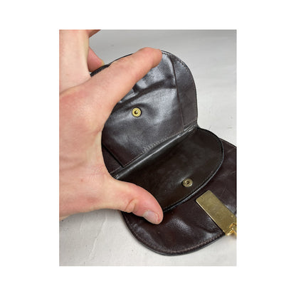 Fendi Baguette Brown Wool Wallet image 4