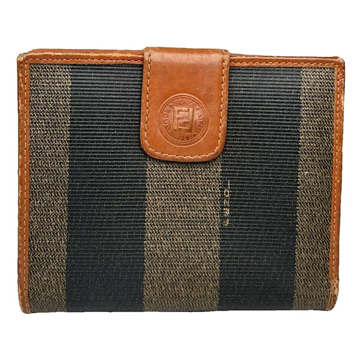 Fendi Baguette Black Leather Wallet image 1