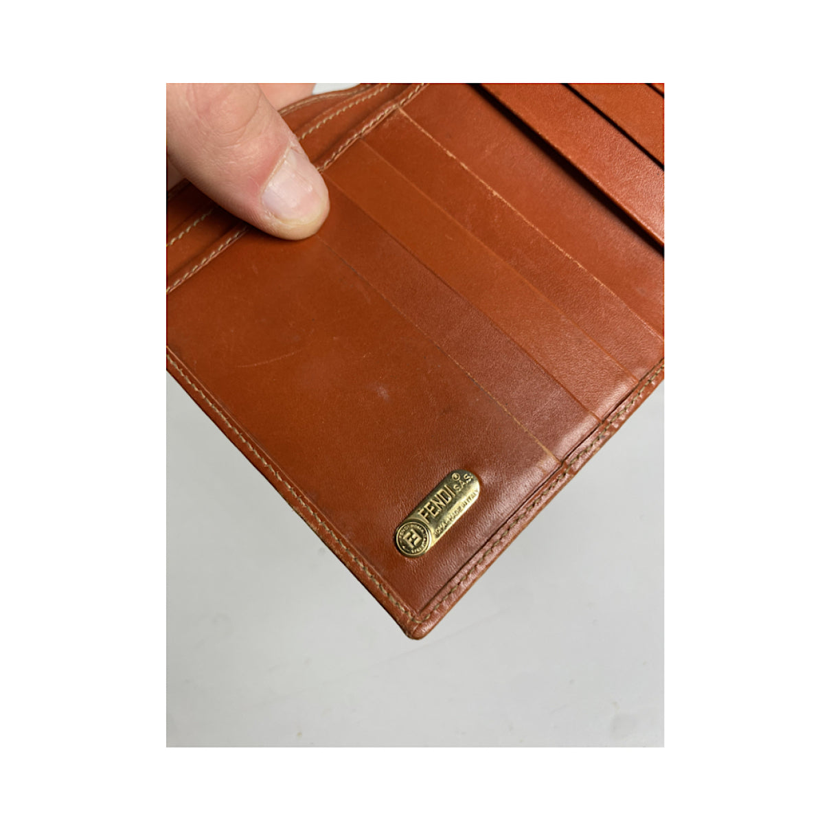 Fendi Baguette Black Leather Wallet image 3