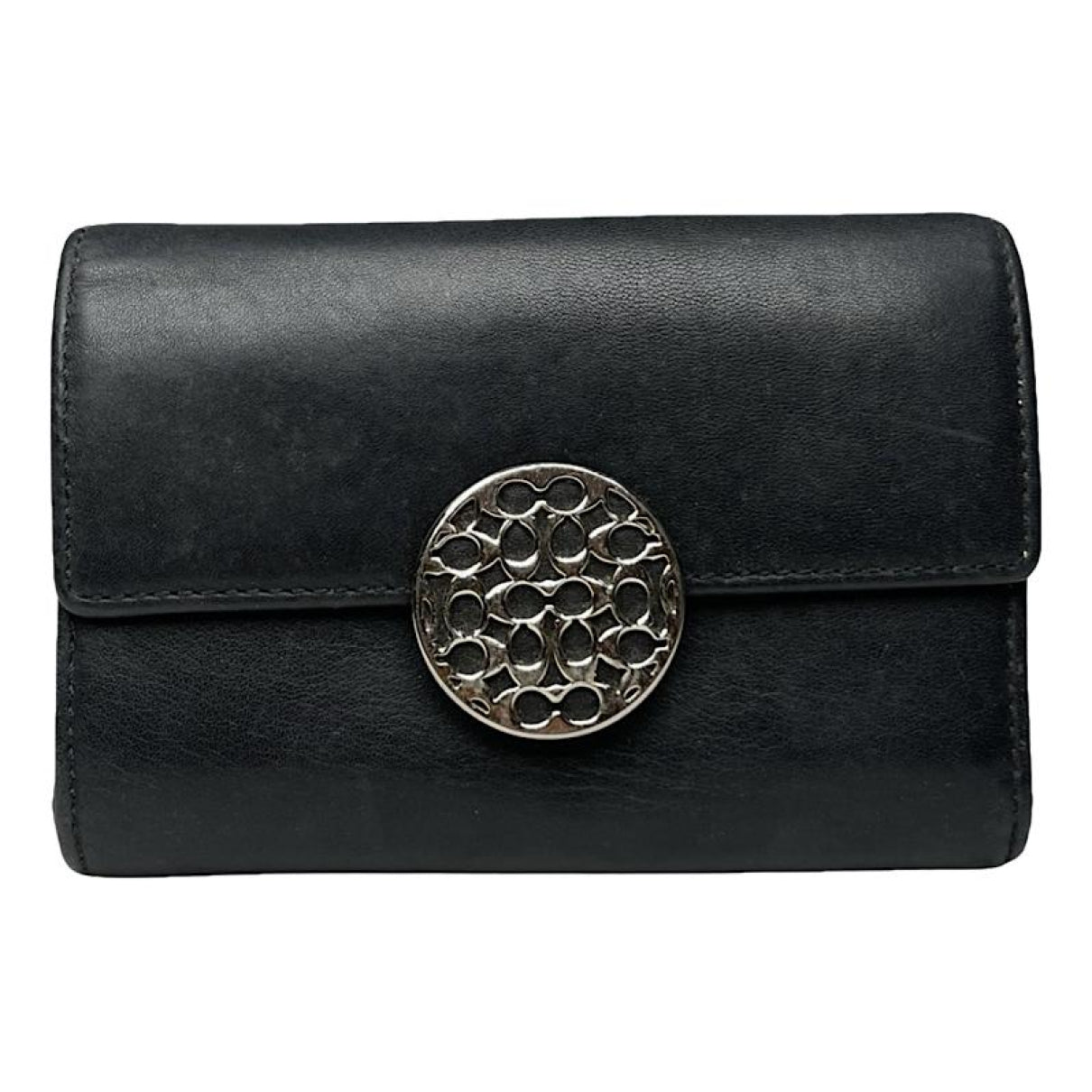Coach Black Leather Wallet image 1