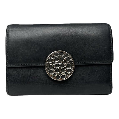 Coach Black Leather Wallet image 1