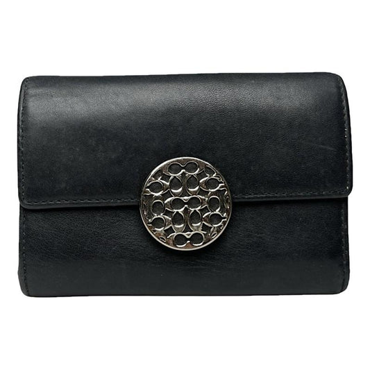 Coach Black Leather Wallet image 1