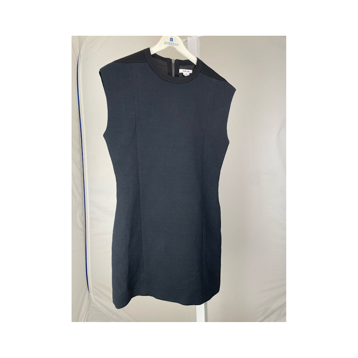 Helmut Lang Navy Wool Dresse image 2