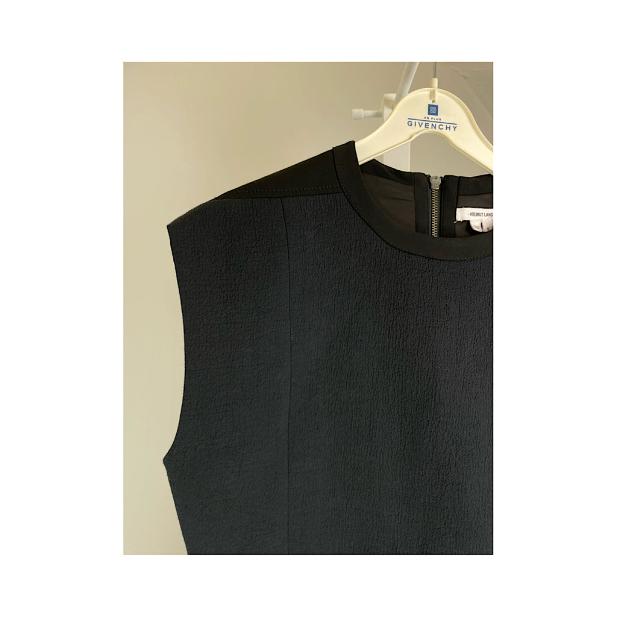 Helmut Lang Navy Wool Dresse image 4