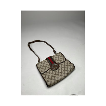 Gucci Ophidia Dome Grey Leather Handbag image 3