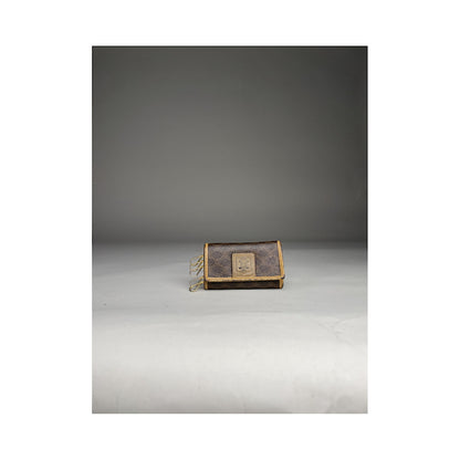 Celine Triomphe Beige Leather Wallet image 5