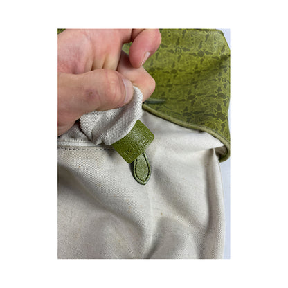 Celine Cabas Horizotal Green Leather Handbag image 4