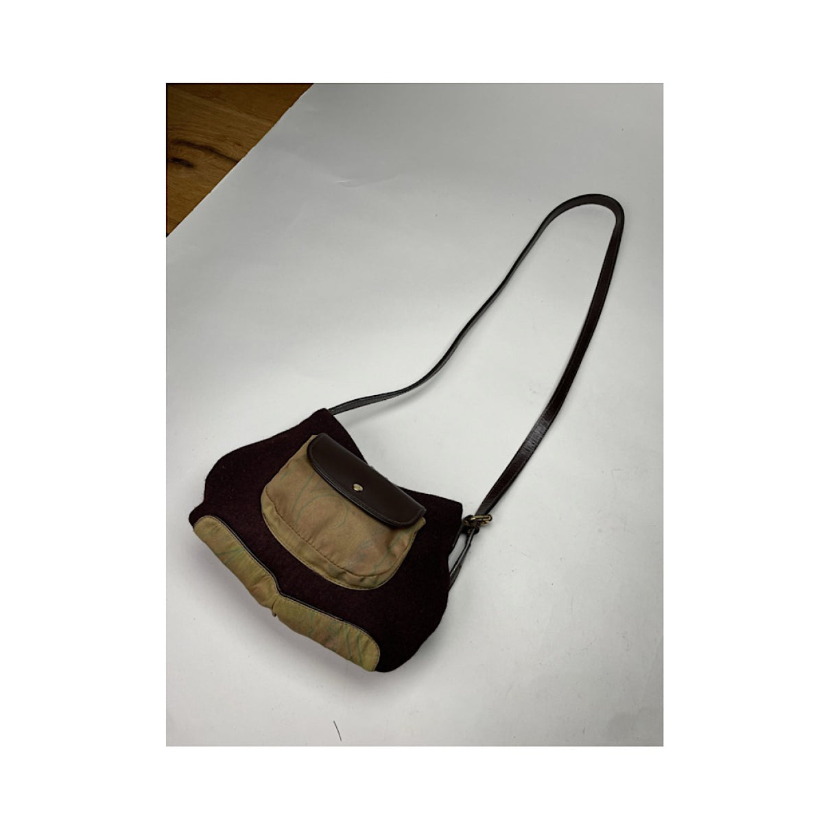 Etro Green Wool Handbag image 4