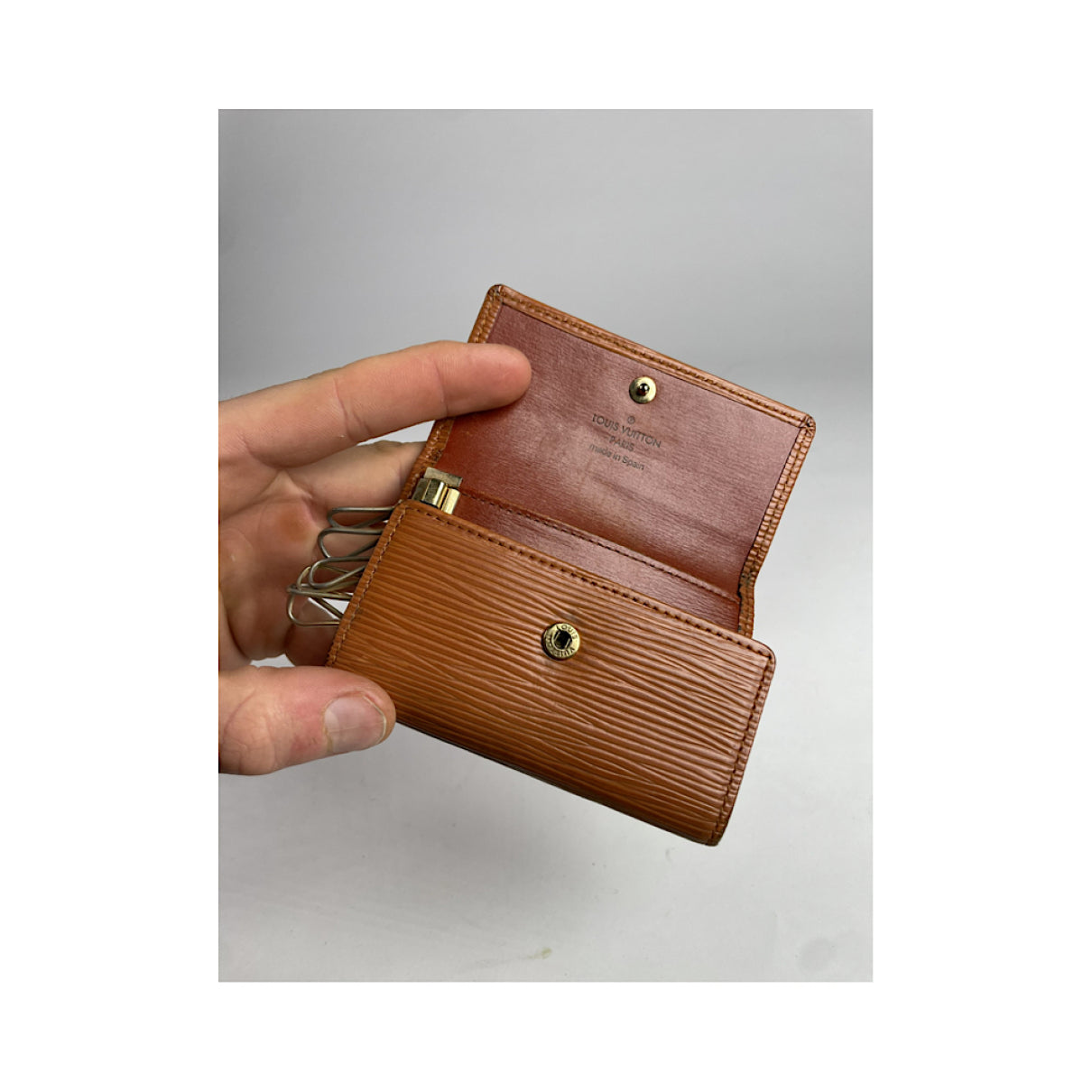 Louis Vuitton Lockme Brown Leather Purse image 3