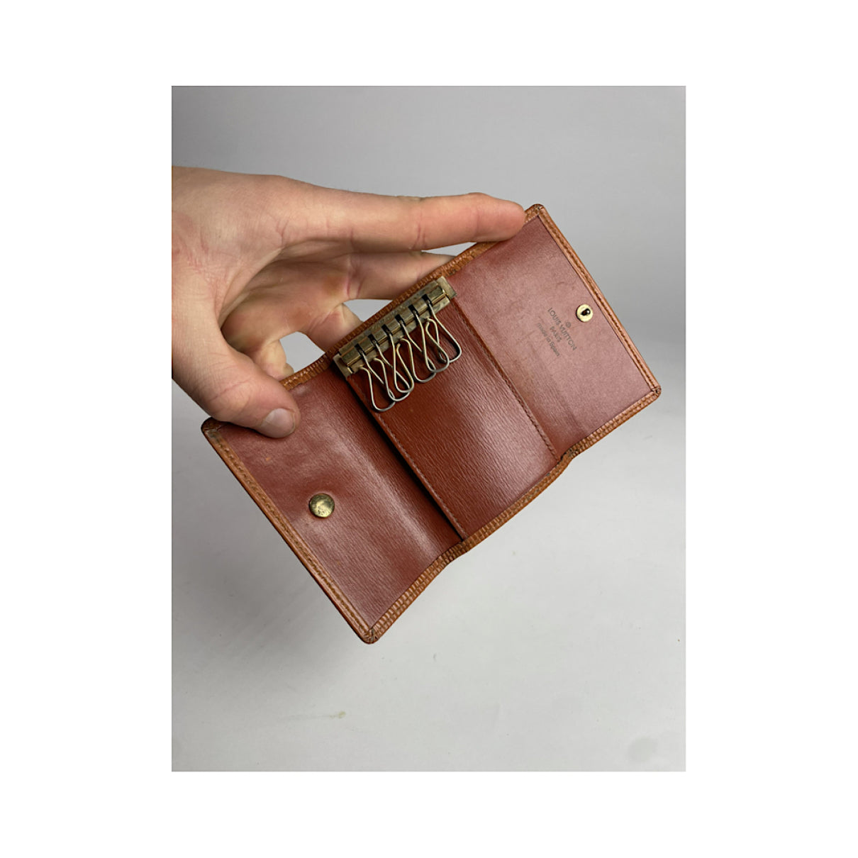 Louis Vuitton Lockme Brown Leather Purse image 4