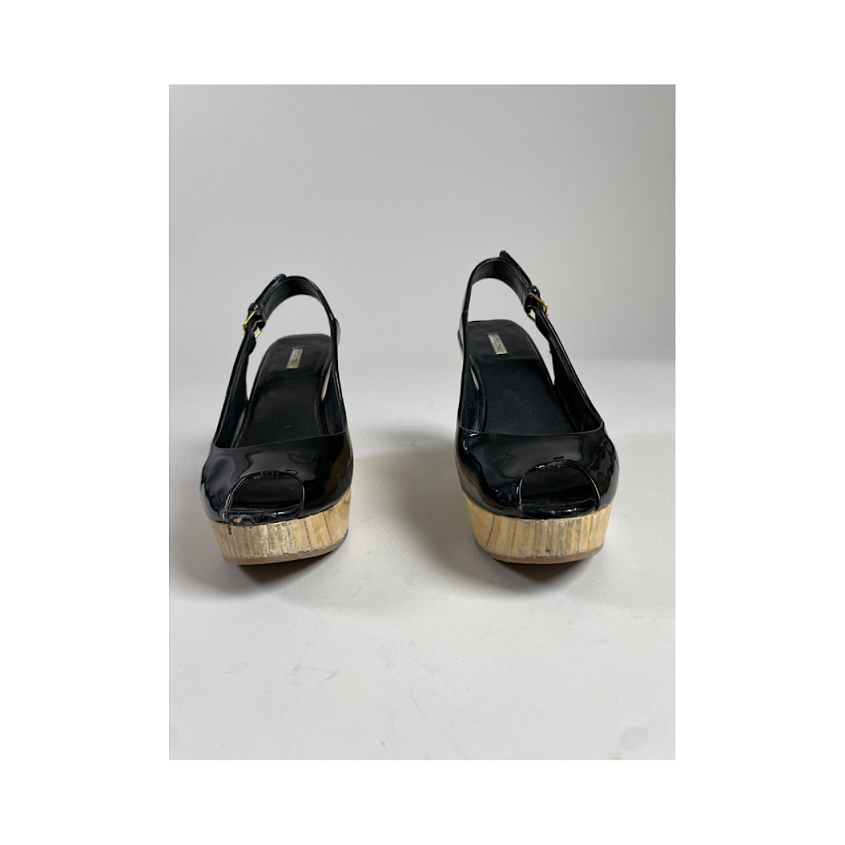 Miu Miu Black Patent Leather Heel image 4