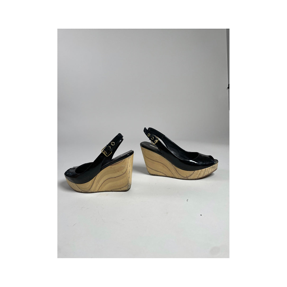 Miu Miu Black Patent Leather Heel image 5