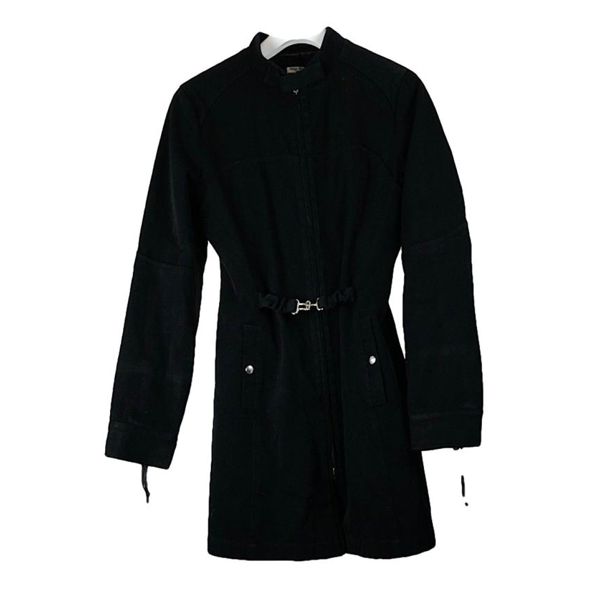 Miu Miu Black Cotton Coat image 1