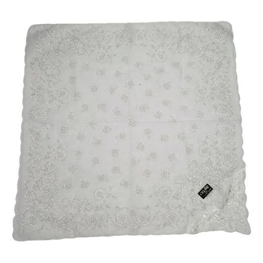 Celine White Silk Silk Handkerchief image 1