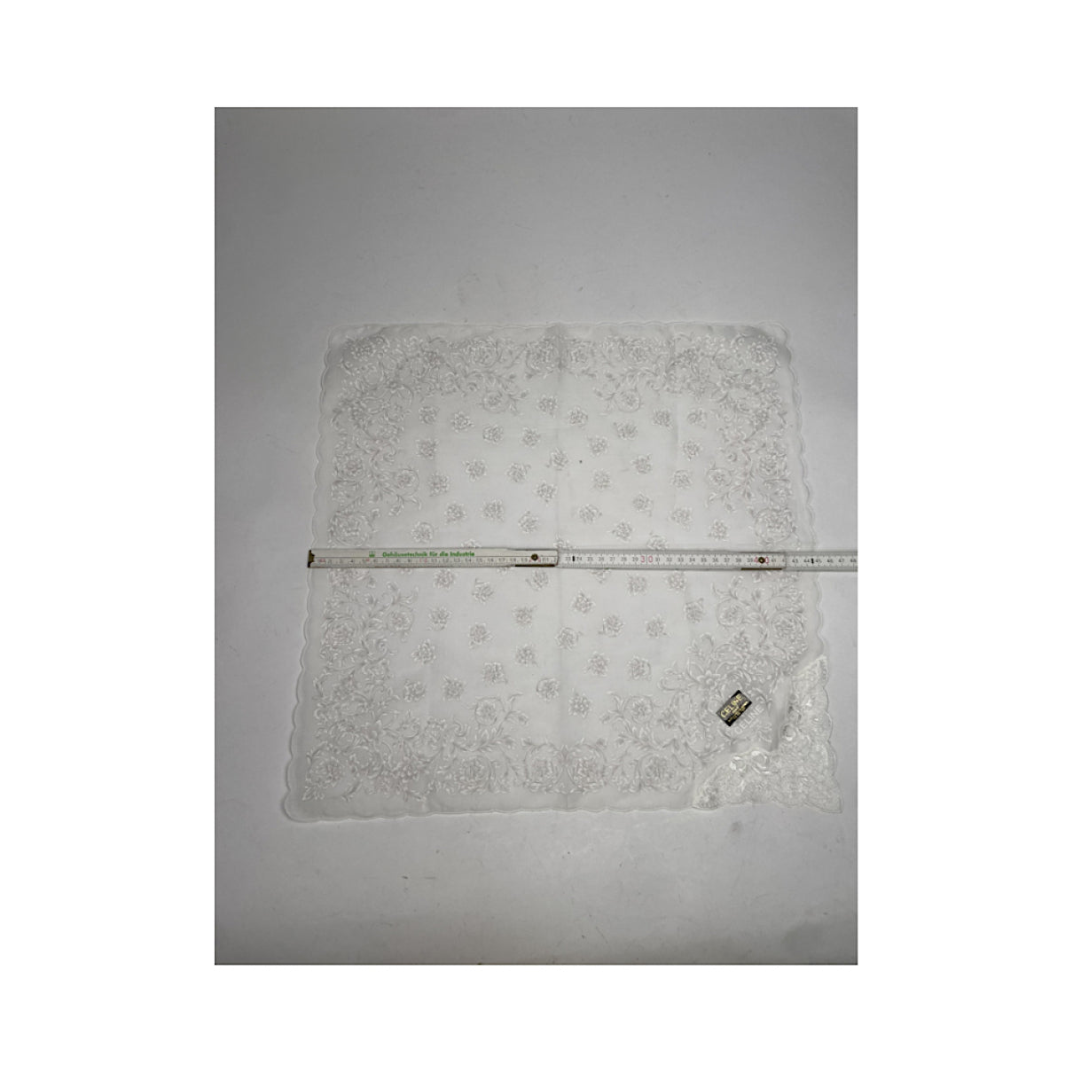 Celine White Silk Silk Handkerchief image 5