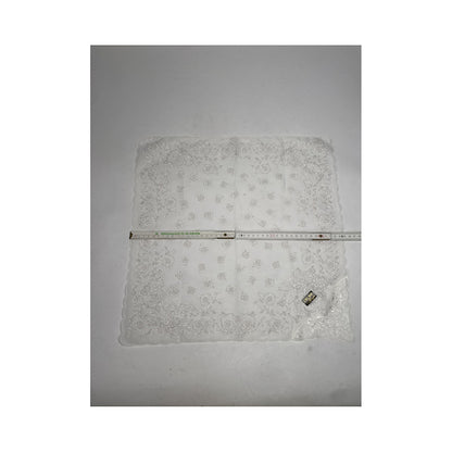 Celine White Silk Silk Handkerchief image 5