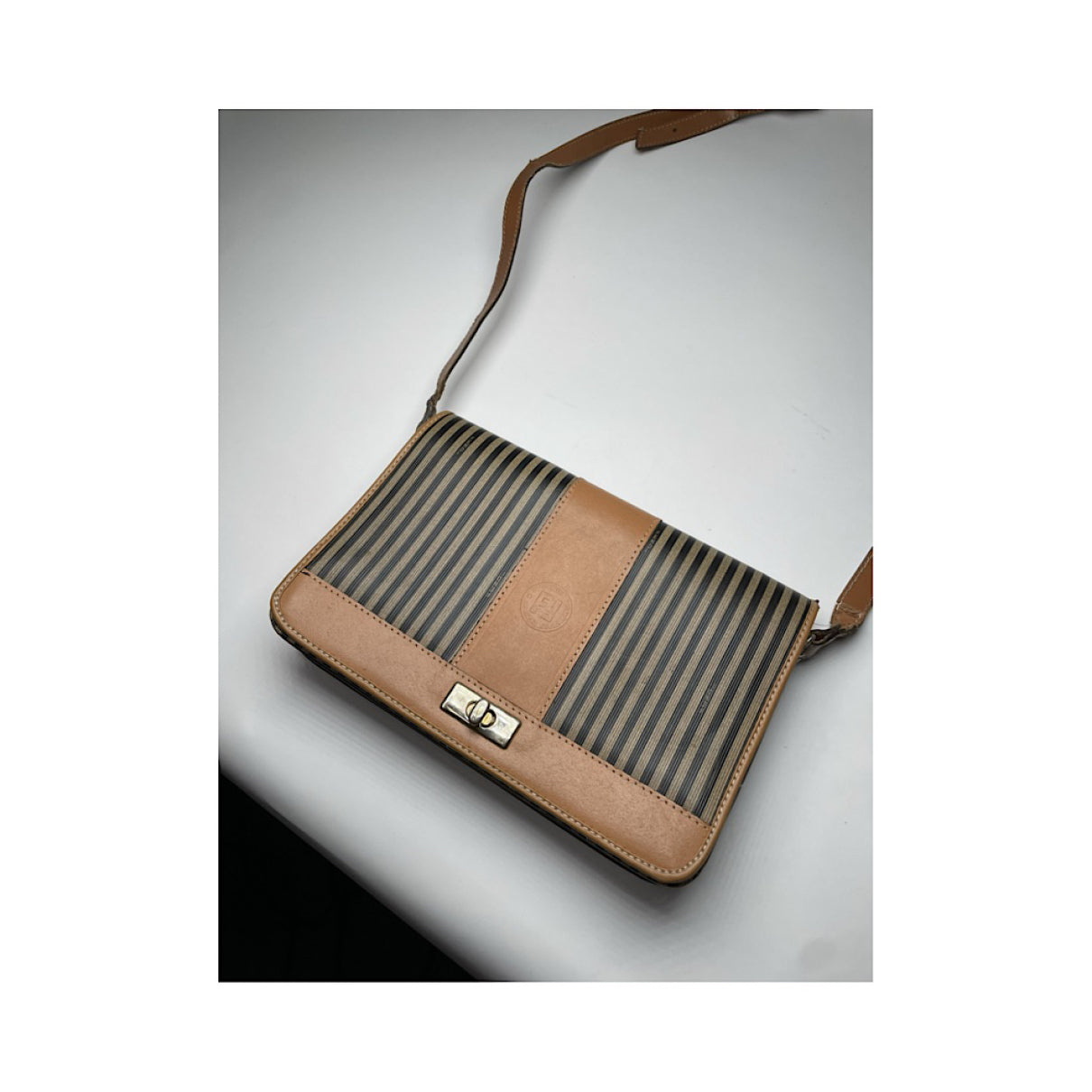 Fendi Baguette Brown Leather Handbag image 2