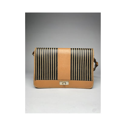 Fendi Baguette Brown Leather Handbag image 4