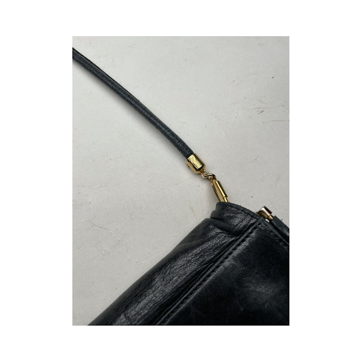 Gucci Jackie Vintage  Black Leather Handbag image 5