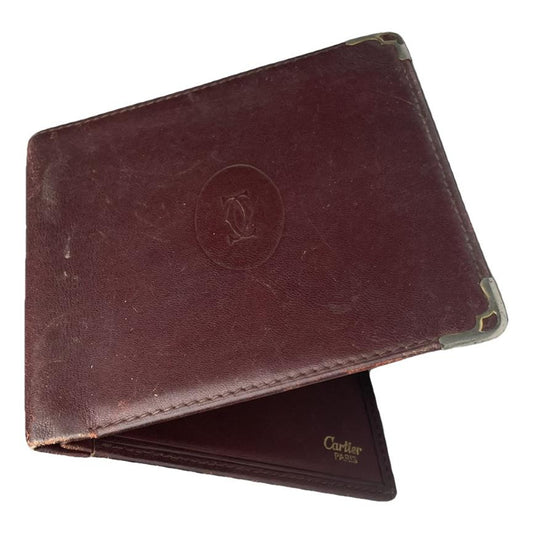 Cartier Burgundy Patent Leather Purse image 1