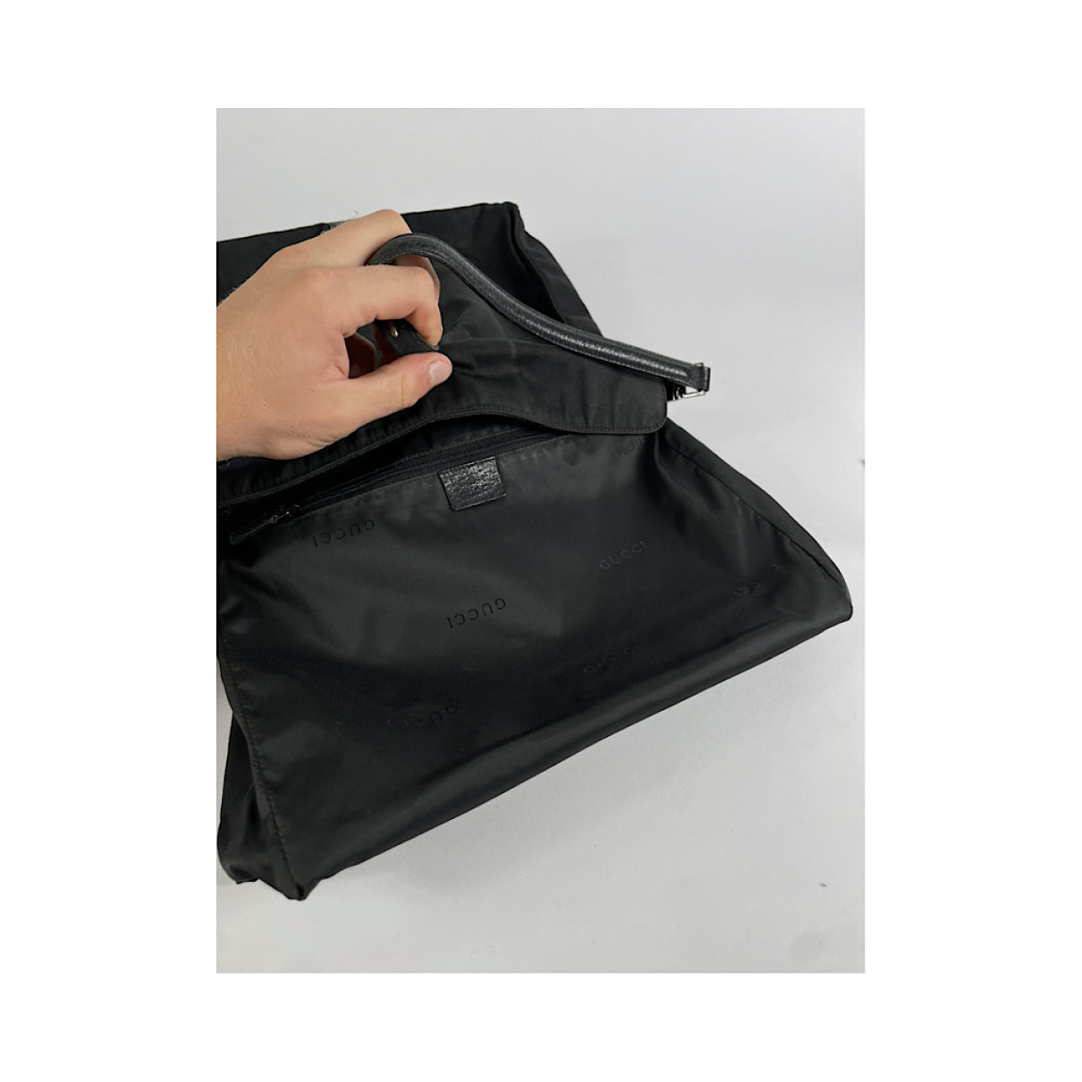 Gucci Jackie Vintage  Black Polyester Handbag image 2