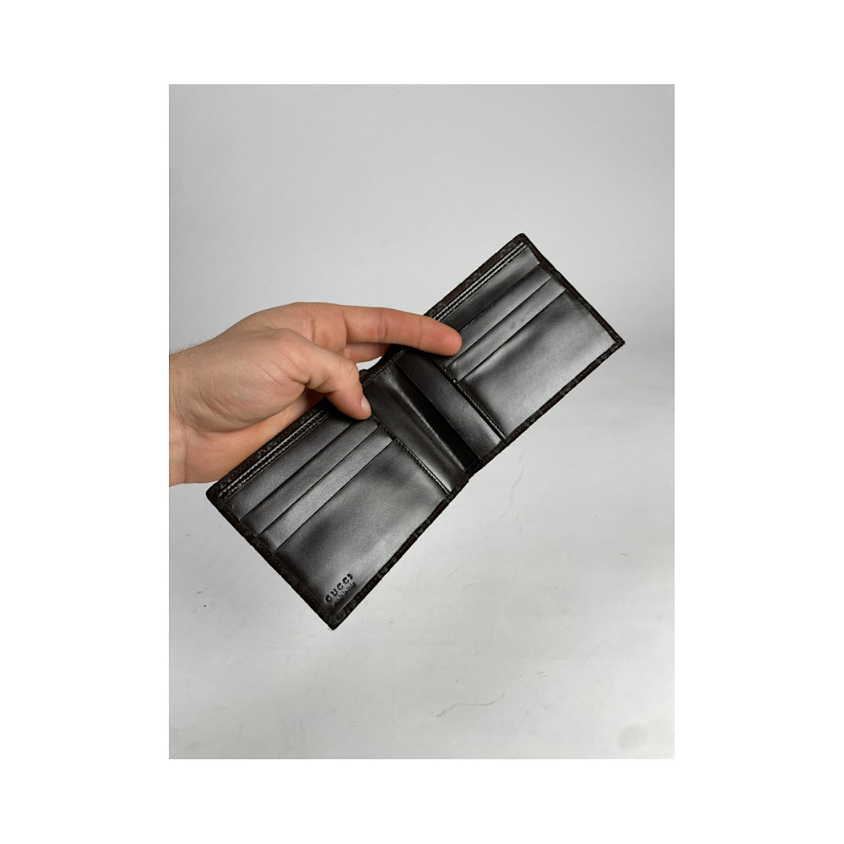 Gucci Zumi Brown Leather Purse image 4