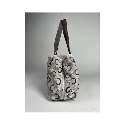 Celine Cabas White Leather Handbag image 3