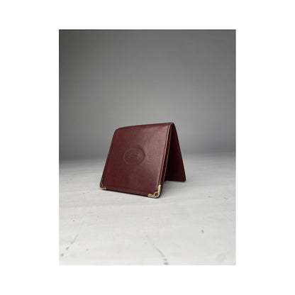 Cartier Burgundy Patent Leather Purse image 3