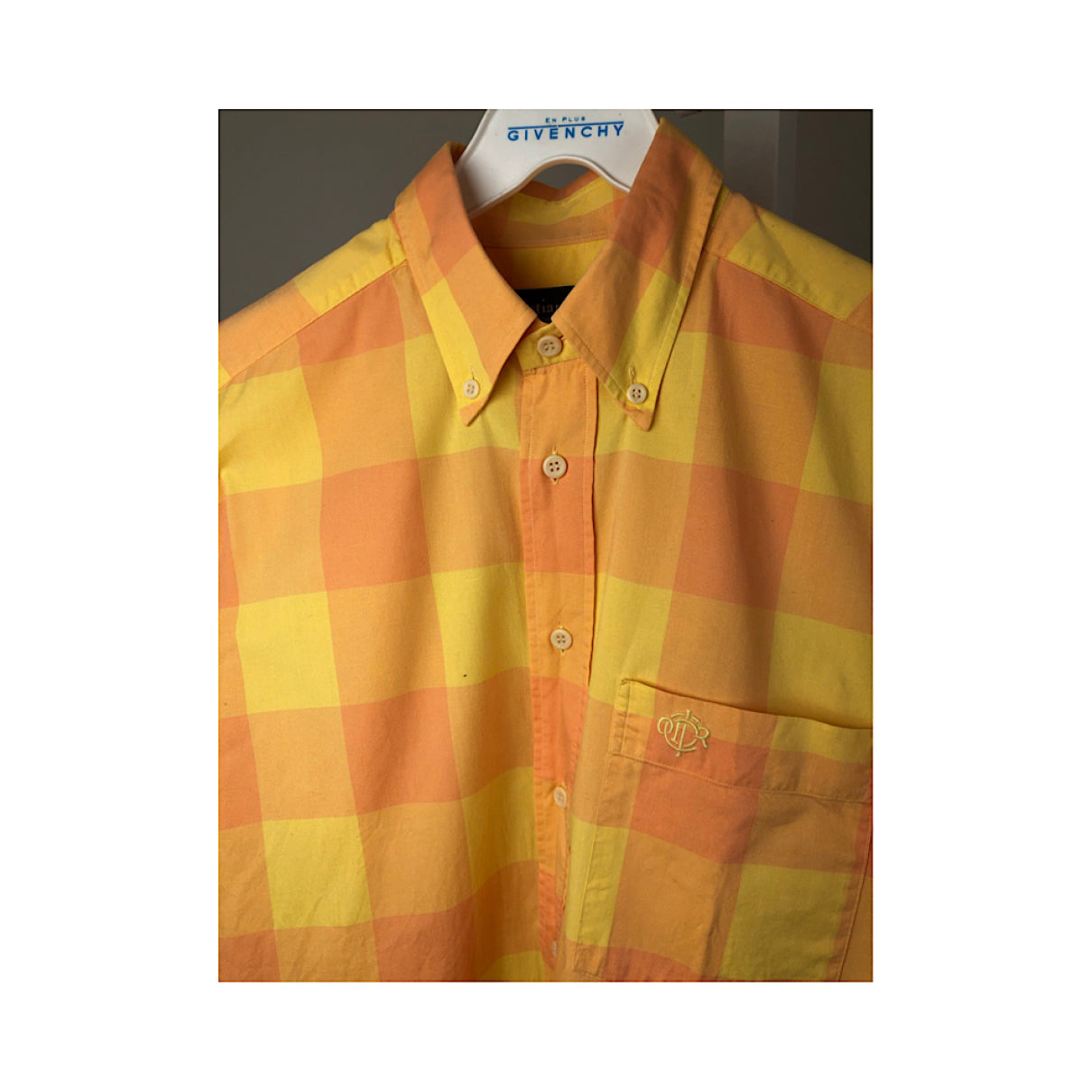 Dior Homme Yellow Cotton Shirt image 5