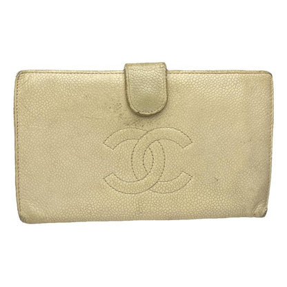 Chanel Cambon Beige Leather Wallet image 1
