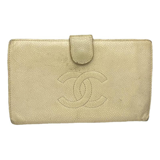 Chanel Cambon Beige Leather Wallet image 1
