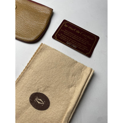 Cartier Beige Leather Handbag image 2