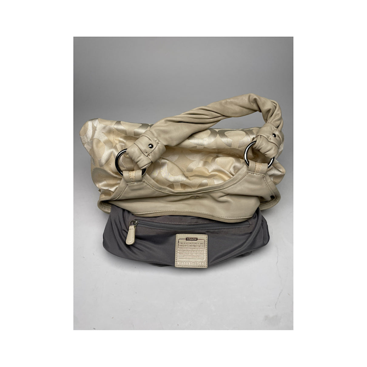 Coach Madison Phoebe White Leather Handbag image 3