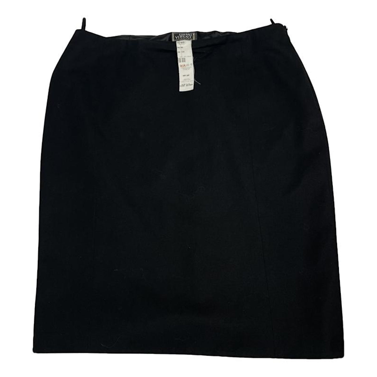 Gianni Versace Black Wool Skirt image 1