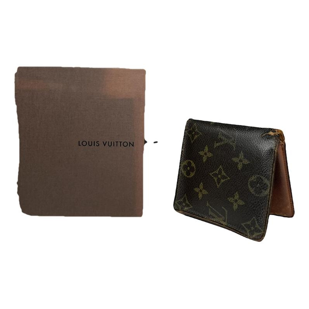 Louis Vuitton Brown Leather Purse image 1