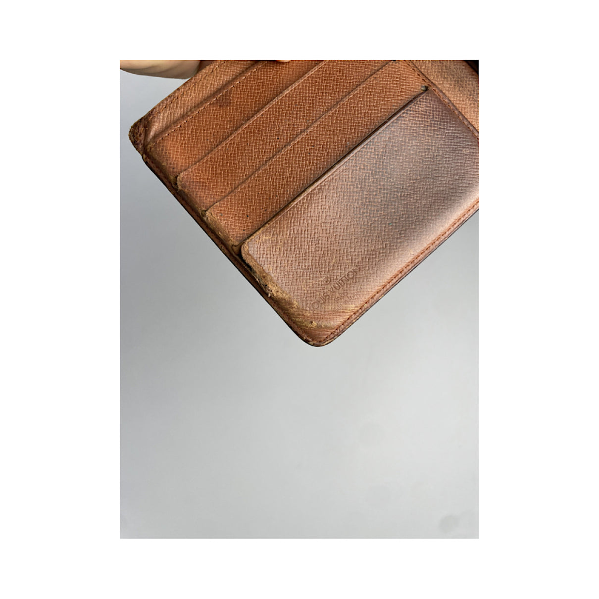 Louis Vuitton Brown Leather Purse image 5