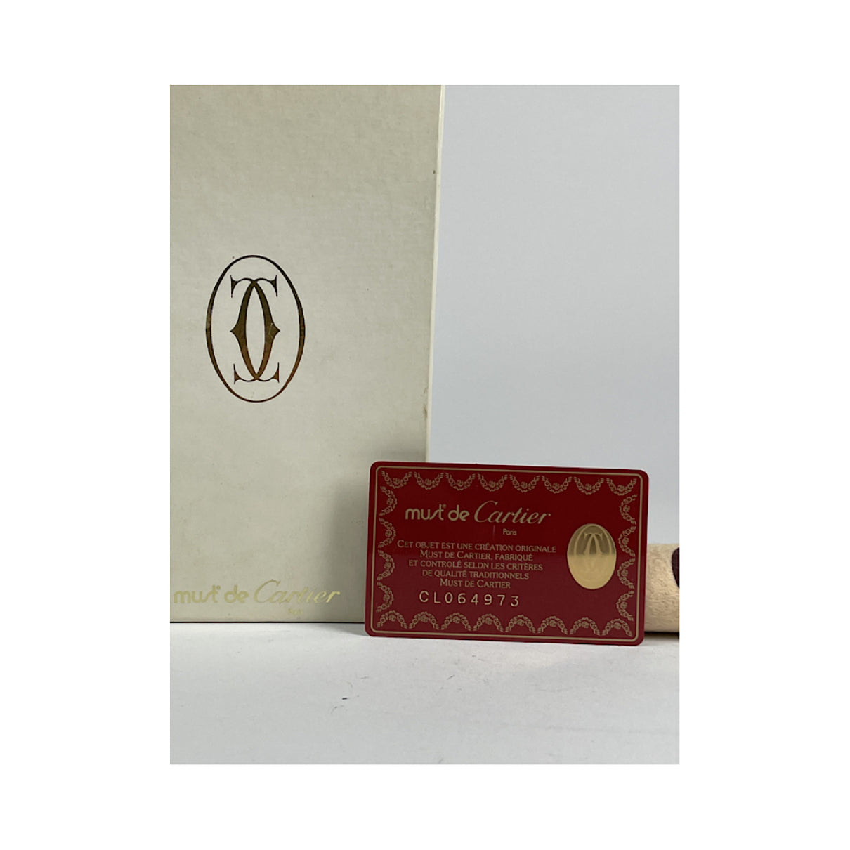 Cartier Burgundy Patent Leather Purse image 2