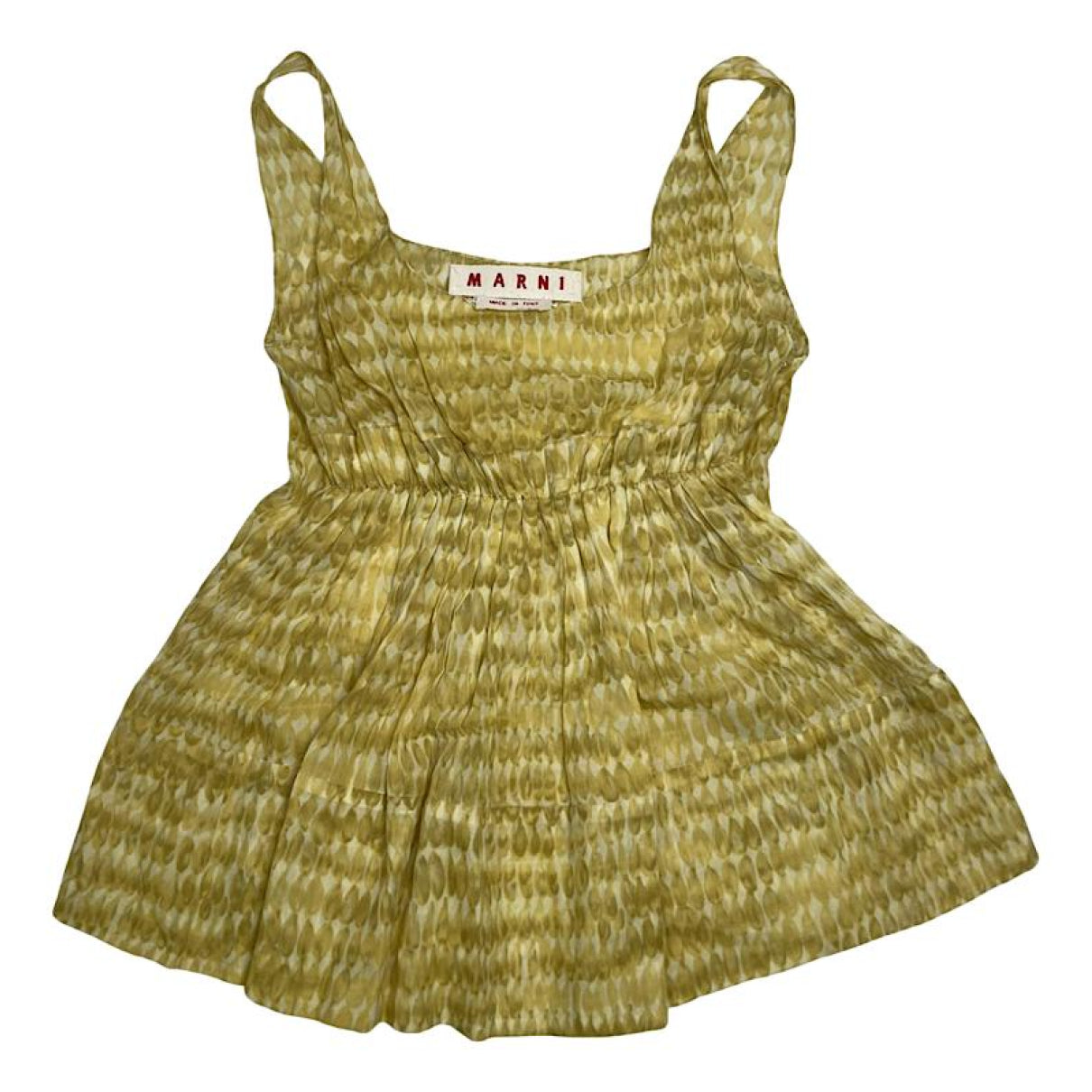 Marni Yellow Cotton Dresse image 1