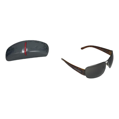 Prada Brown Plastic Sunglasses image 1