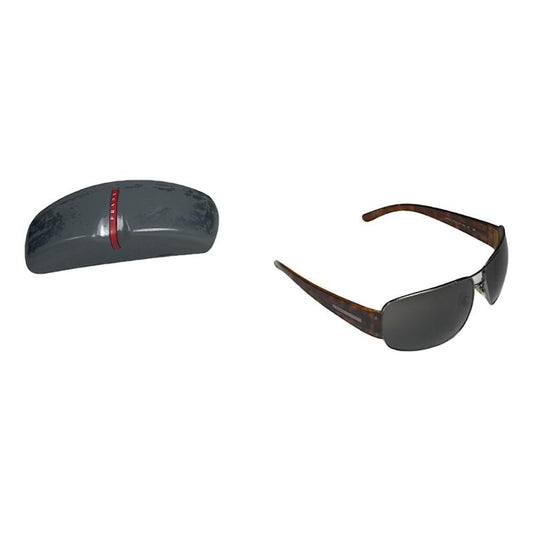 Prada Brown Plastic Sunglasses image 1