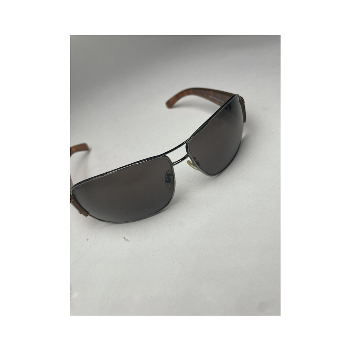 Prada Brown Plastic Sunglasses image 4