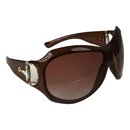 Gucci Brown Plastic Sunglasses image 1