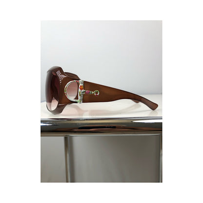 Gucci Brown Plastic Sunglasses image 3