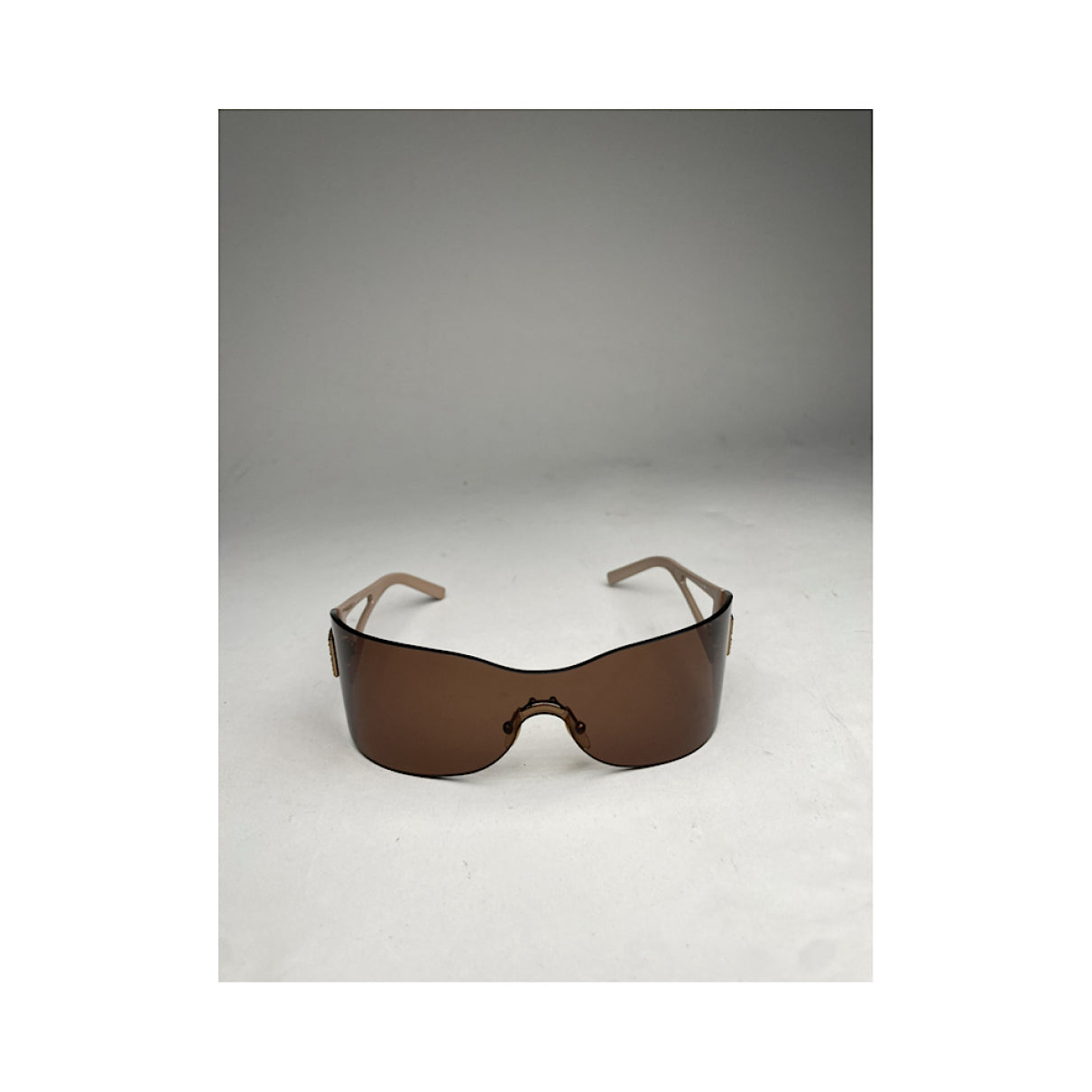 Givenchy Brown Metal Sunglasses image 2